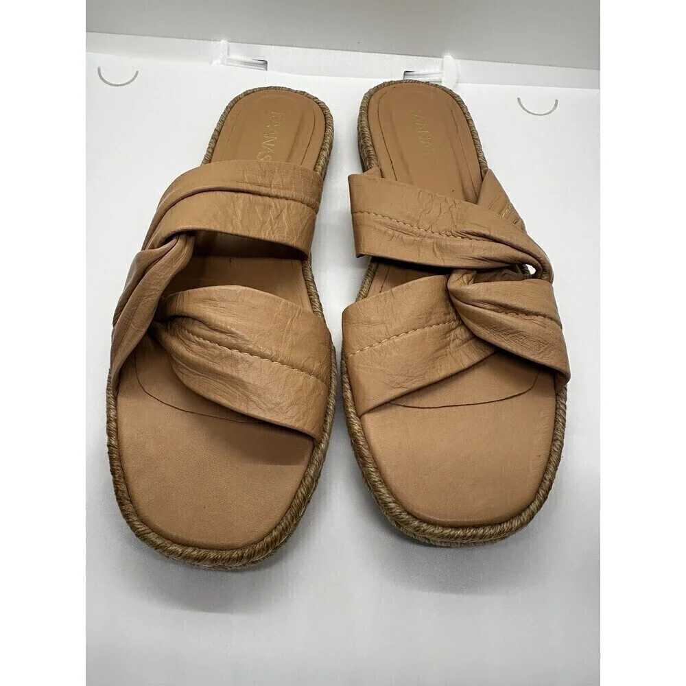 Kaanas Sungai Espadrille Sandal in Nutmeg SZ 10